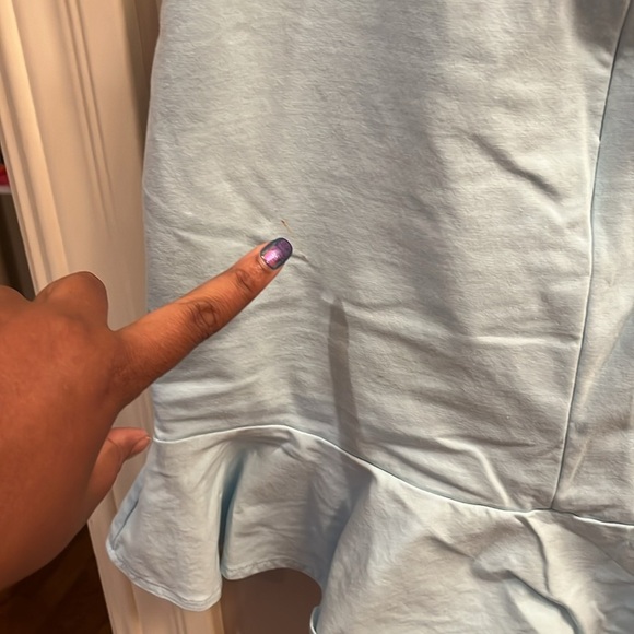 Princess Polly Kiribati Mini Dress- Blue. Size 6 - Picture 5 of 7